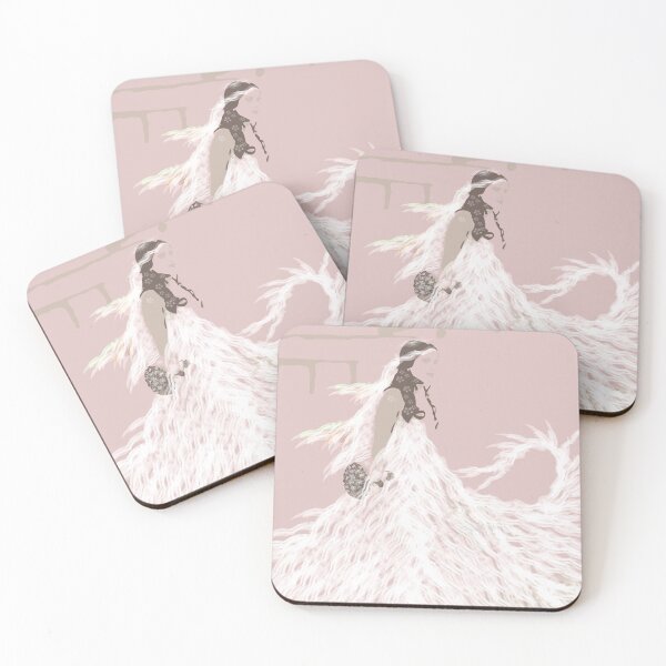 Item preview, Woman, pink, white, girl, art, acrylic, digital, graphic design, girls, women, feminist, feminism, female, fashion, flowers, bride, angel designed and sold by PrintedDreams.