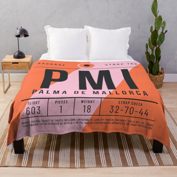Item preview, Luggage Tag E - PMI Palma de Mallorca Spain designed and sold by VoodooCircus.