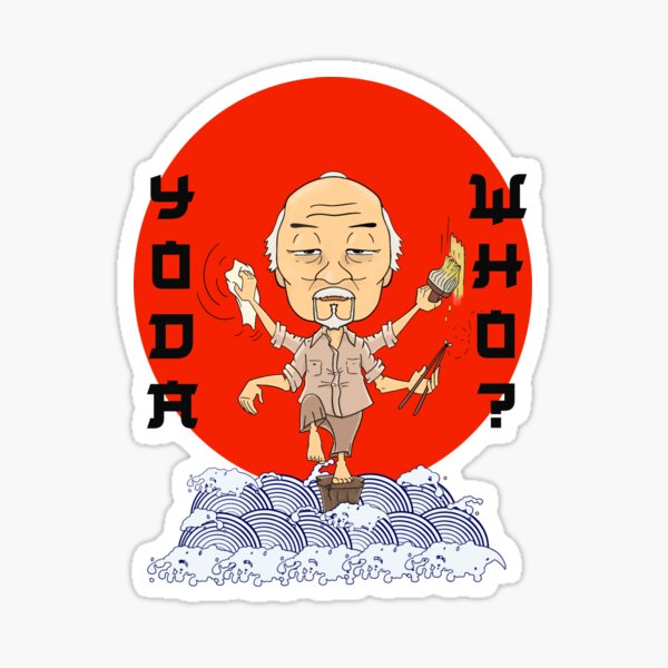 Mr. Miyagi Sticker