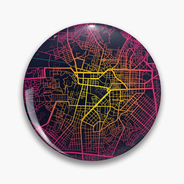 Item preview, Asmara City Map of Eritrea - Neon designed and sold by deMAP.