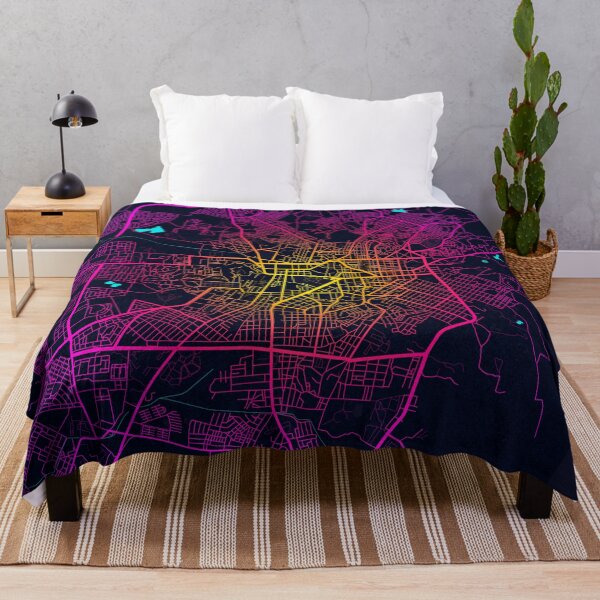 Item preview, Asmara City Map of Eritrea - Neon designed and sold by deMAP.