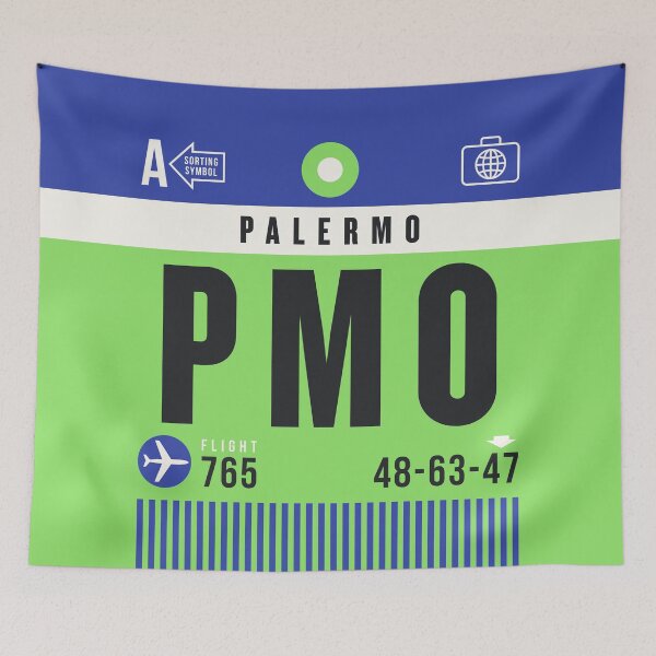 Item preview, Luggage Tag A - PMO Palermo Italy designed and sold by VoodooCircus.