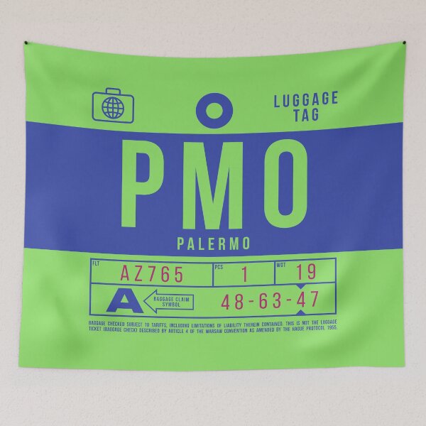 Item preview, Luggage Tag B - PMO Palermo Italy designed and sold by VoodooCircus.