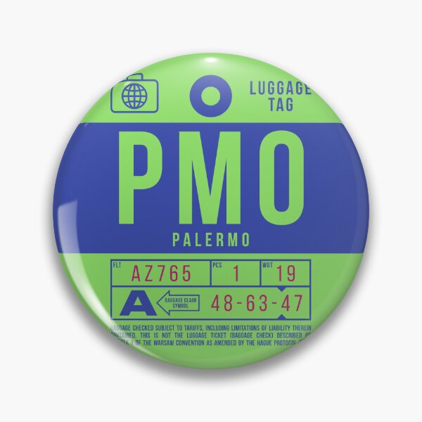 Item preview, Luggage Tag B - PMO Palermo Italy designed and sold by VoodooCircus.