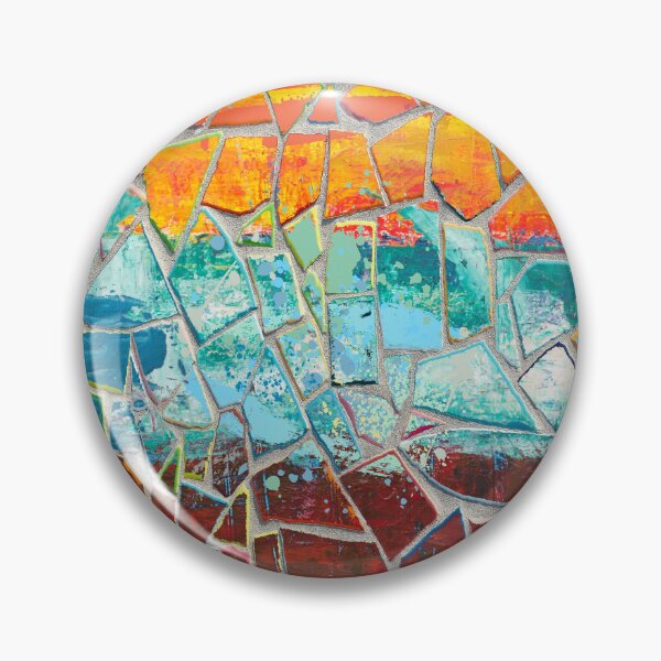 Item preview, Sunset Ocean Waves Mosaic designed and sold by GasconyPassion.