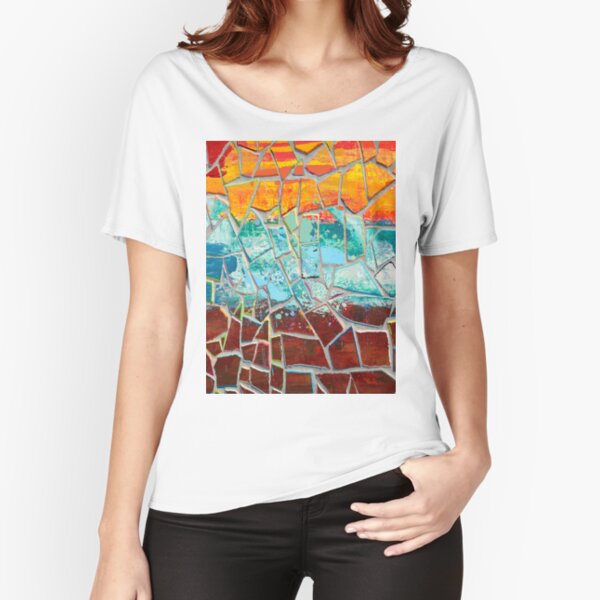 Item preview, Sunset Ocean Waves Mosaic designed and sold by GasconyPassion.