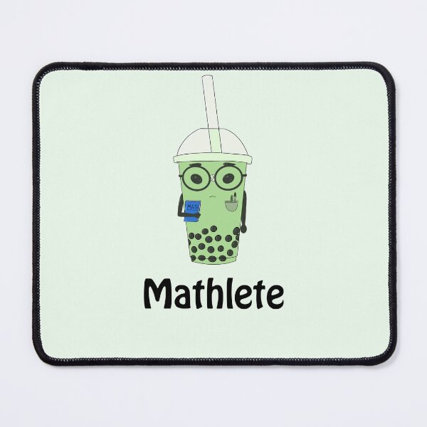 Item preview, Green Boba Nerdy Bubble Tea Green Tea / Macha Mathlete designed and sold by TheFoxyWolfShop.