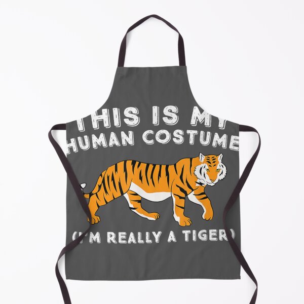 Item preview, This Is My Human Costume I'm Really A Tiger Cute Tiger designed and sold by zyxig.