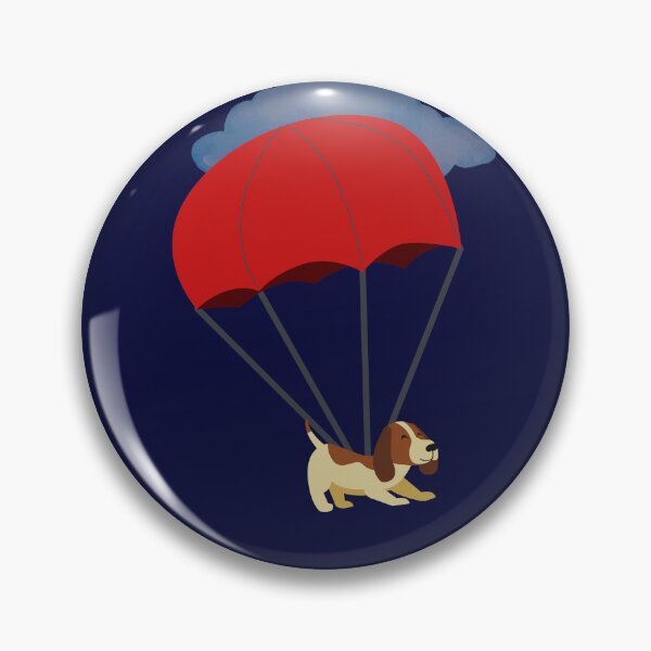 Item preview, Parachuting Dog Design designed and sold by Rell1970.