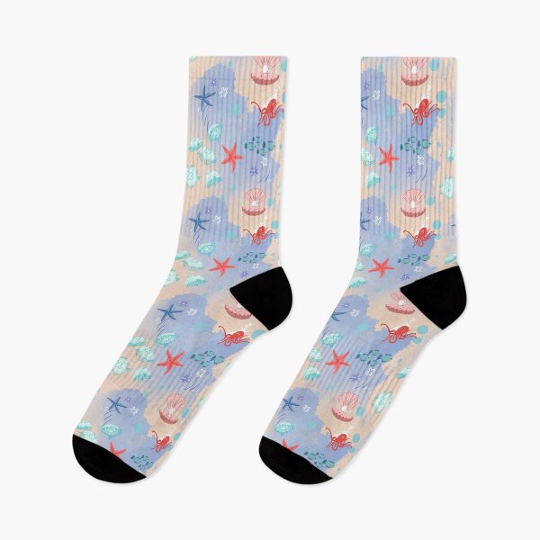 Item preview, Funny sea animals  designed and sold by Olha Volokhova.
