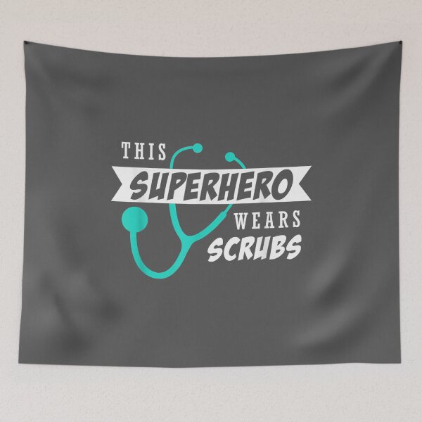 Item preview, This Superhero Wears Scrubs Doctor Nurses Week designed and sold by zyxig.