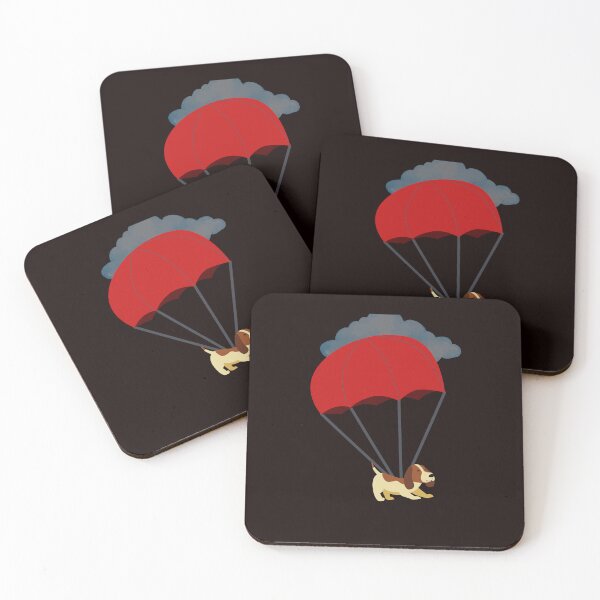 Item preview, Parachuting Dog Design designed and sold by Rell1970.