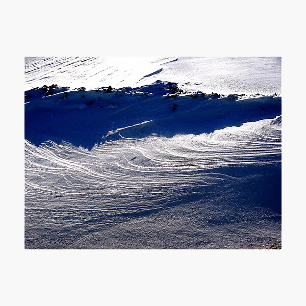 SnoWaves Photographic Print