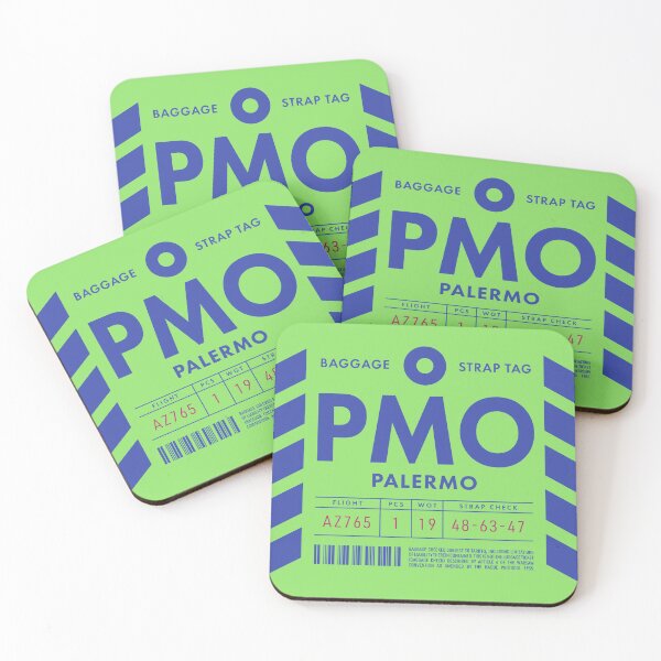 Item preview, Luggage Tag D - PMO Palermo Italy designed and sold by VoodooCircus.