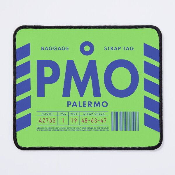 Item preview, Luggage Tag D - PMO Palermo Italy designed and sold by VoodooCircus.