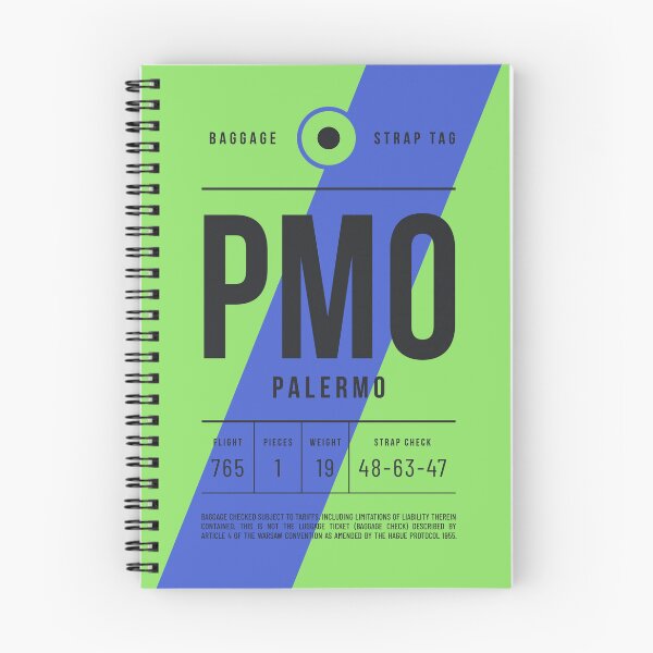 Item preview, Luggage Tag E - PMO Palermo Italy designed and sold by VoodooCircus.