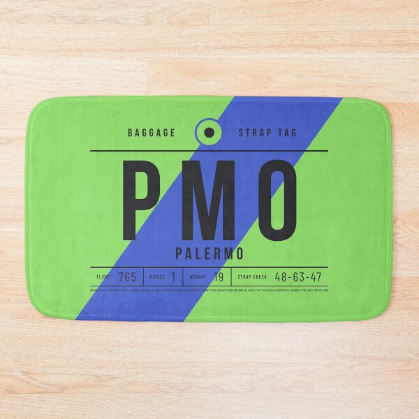 Item preview, Luggage Tag E - PMO Palermo Italy designed and sold by VoodooCircus.