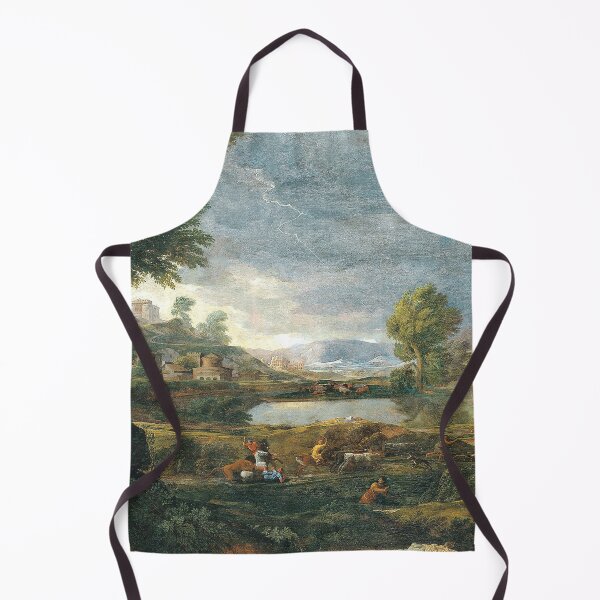 Item preview, Landscape during a Thunderstorm with Pyramus and thisbe. Nicolas Poussin designed and sold by OldTimeArt.