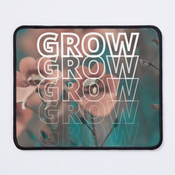 Item preview, GROW (above) - Cute Chill Orange Flowers designed and sold by AliceSLee.