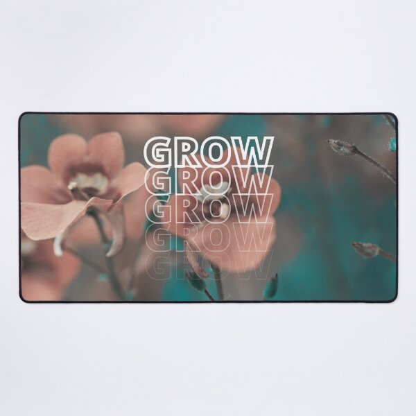 Item preview, GROW (above) - Cute Chill Orange Flowers designed and sold by AliceSLee.