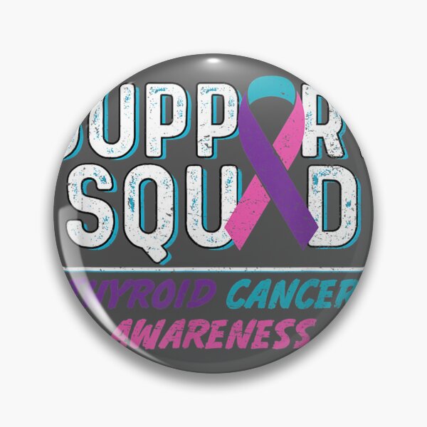 Item preview, Thyroid Cancer Support Squad, Friend Family Awareness Ribbon designed and sold by zyxig.