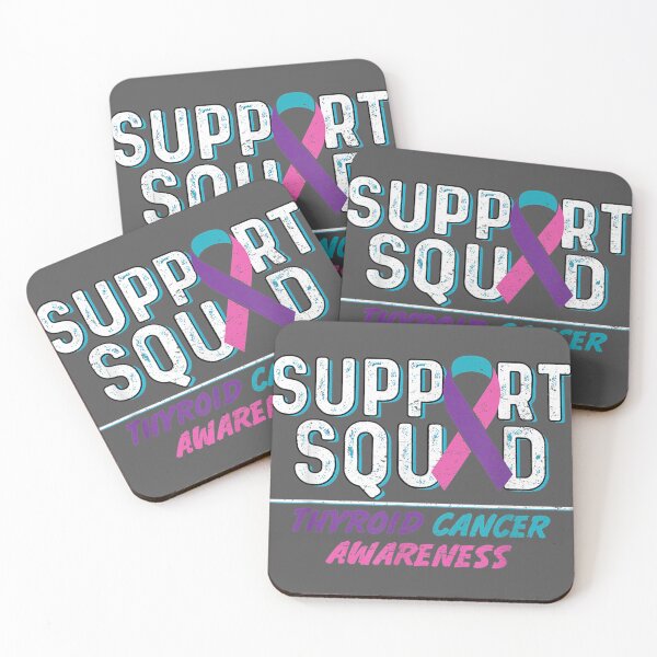 Item preview, Thyroid Cancer Support Squad, Friend Family Awareness Ribbon designed and sold by zyxig.