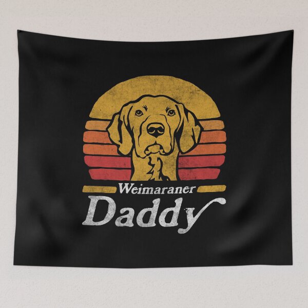 Item preview, Retro Vintage Weimaraner Daddy designed and sold by More Cute Dogs.