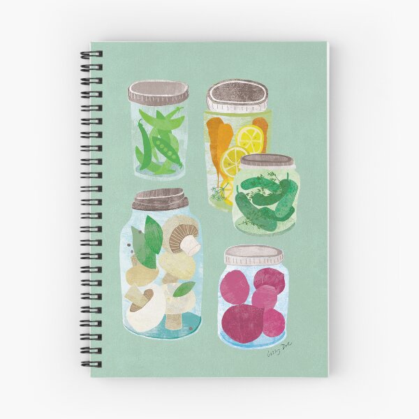 Item preview, Pickles in Jars illustration designed and sold by Lizzy Doe.