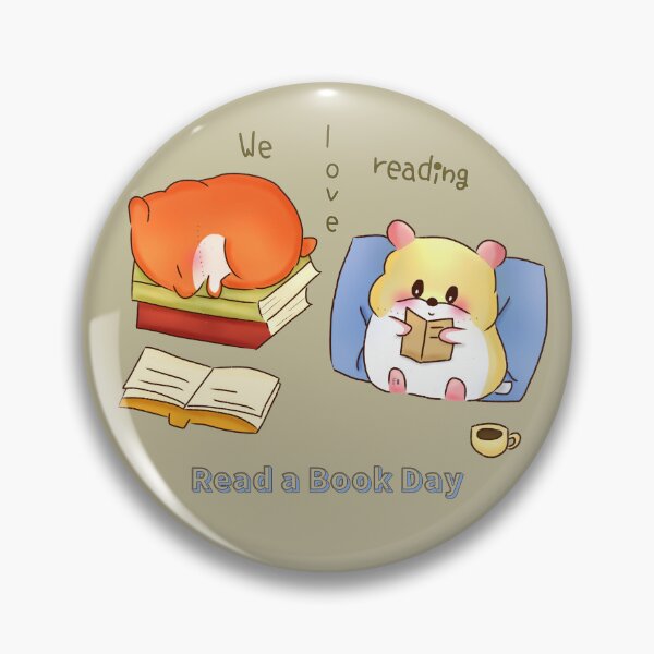 Item preview, Hamster | Hamster Lover - Read a Book Day designed and sold by FennyWijayaMomo.