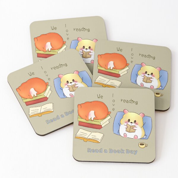 Item preview, Hamster | Hamster Lover - Read a Book Day designed and sold by FennyWijayaMomo.