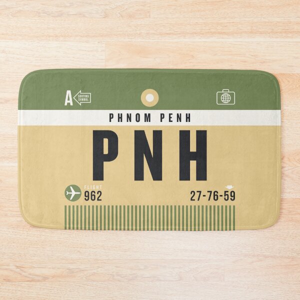 Item preview, Luggage Tag A - PNH Phnom Penh Cambodia designed and sold by VoodooCircus.