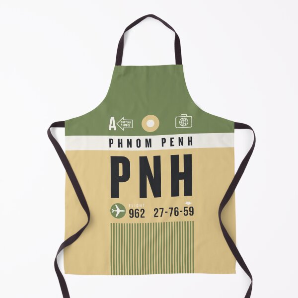 Item preview, Luggage Tag A - PNH Phnom Penh Cambodia designed and sold by VoodooCircus.