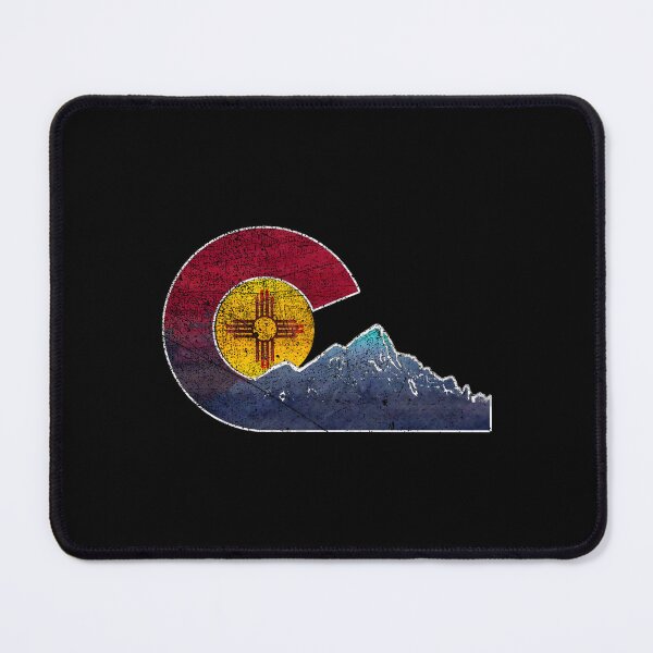 Item preview, New Mexico To Colorado Transplant Flag Inspired Sticker designed and sold by JonahStewart.