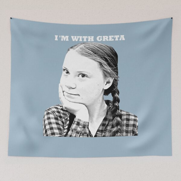 Item preview, Red Greta Thunberg Climate Activist  designed and sold by AdalbetHaman.