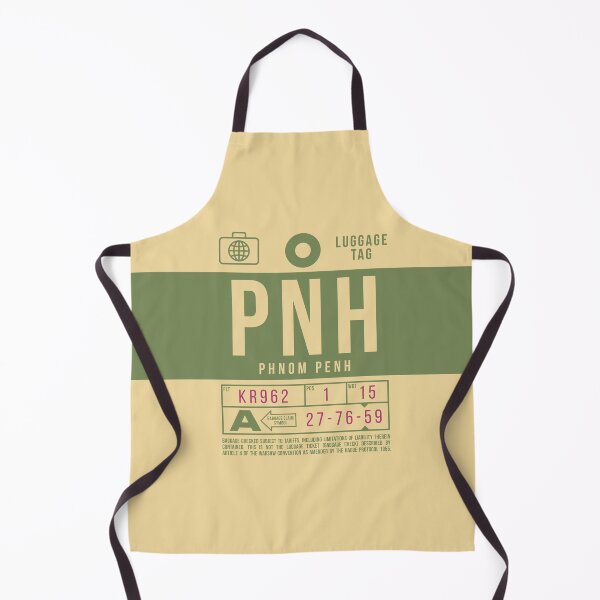 Item preview, Luggage Tag B - PNH Phnom Penh Cambodia designed and sold by VoodooCircus.