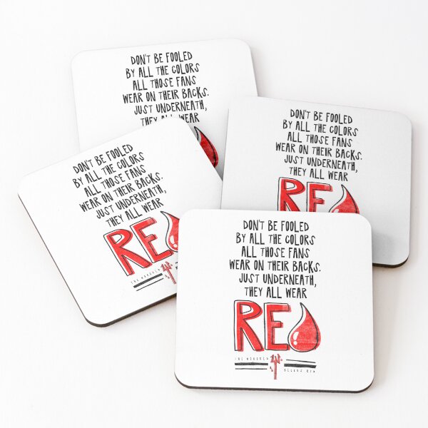 Item preview, THE WORLD BLEEDS RED designed and sold by fullyballed.