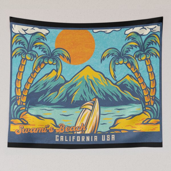 Item preview, Swami's Beach Palm Mountains designed and sold by LanikaiBeach.