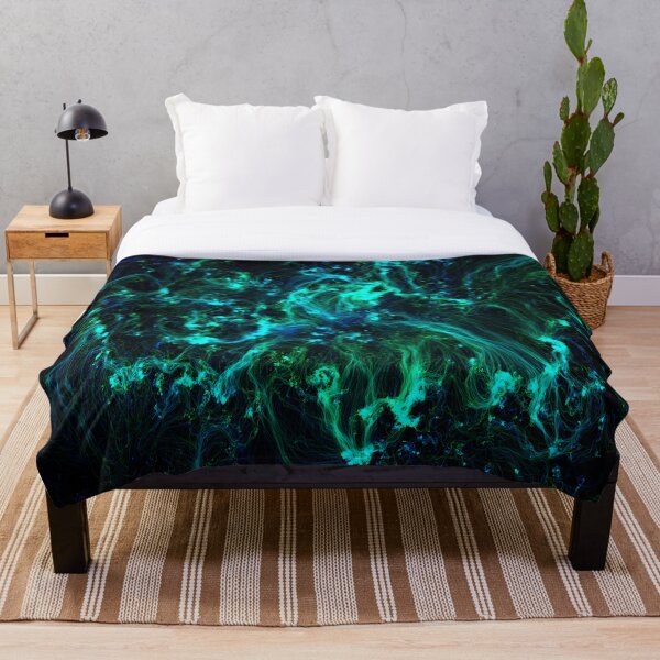 Item preview, Neon Flame Aqua designed and sold by rapplatt.