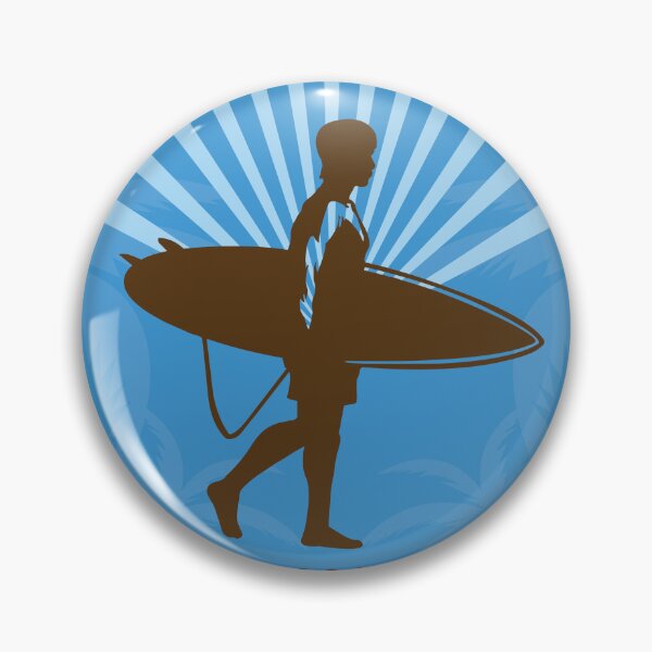 Item preview, Swami's Beach Retro Surfer designed and sold by LanikaiBeach.