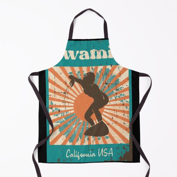 Item preview, Swami's Beach Retro Surfer Girl designed and sold by LanikaiBeach.