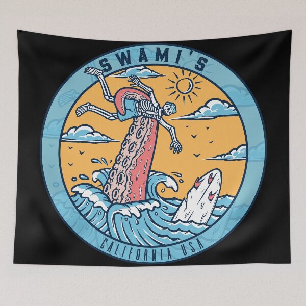 Item preview, Swami's Beach Skeleton Tentacle designed and sold by LanikaiBeach.