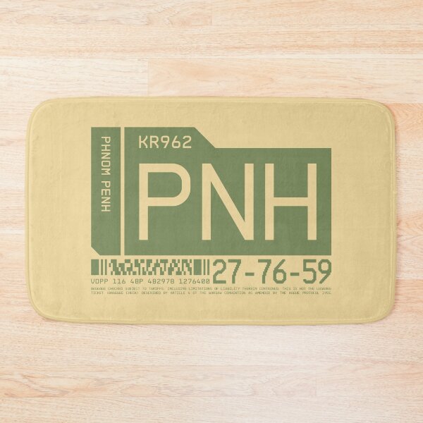 Item preview, Luggage Tag C - PNH Phnom Penh Cambodia designed and sold by VoodooCircus.