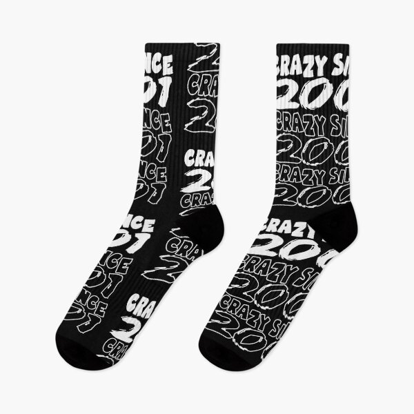 Item preview, Crazy Since 2001 For Men And Women Birthday designed and sold by Merchandiser099.