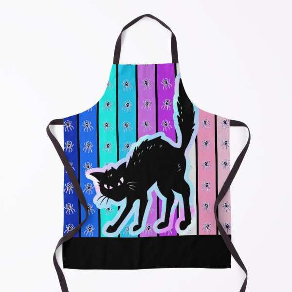 Item preview, Halloween Be Pawsome Black Cat and Spiders Tiedye designed and sold by My-Queens-Store.