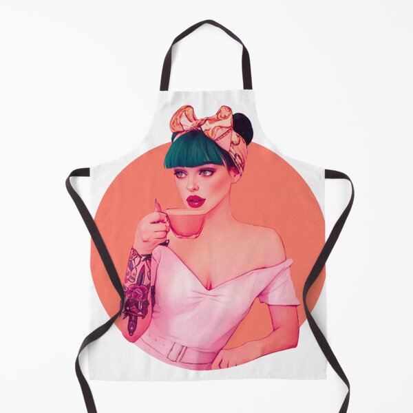 Item preview, Pin up girl tomando una ilustración de dibujos animados de café designed and sold by · GAMING SOUL ·.