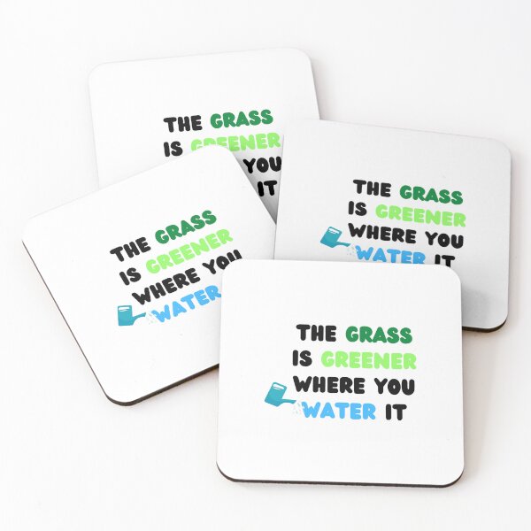 Item preview, The Grass is Greener where you Water it designed and sold by HuGoDesignZ.