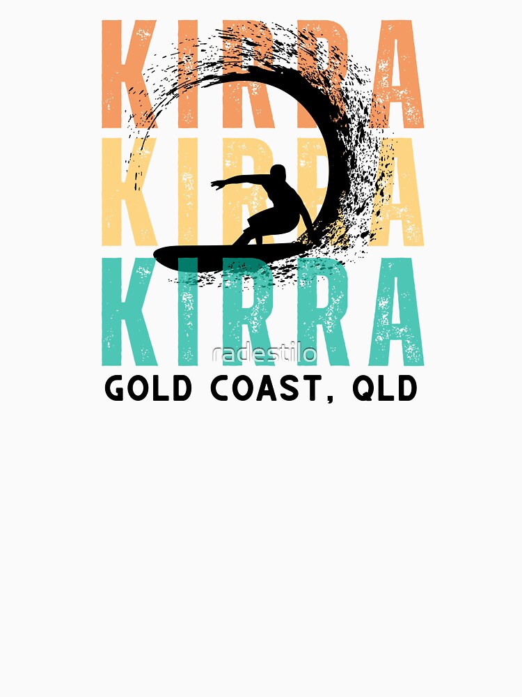 Thumbnail 7 of 7, Classic T-Shirt, Kirra, Gold Coast QLD designed and sold by radestilo.