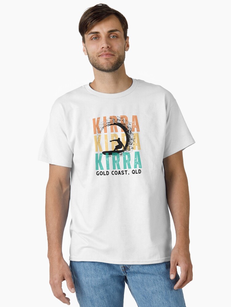 Thumbnail 1 of 7, Classic T-Shirt, Kirra, Gold Coast QLD designed and sold by radestilo.
