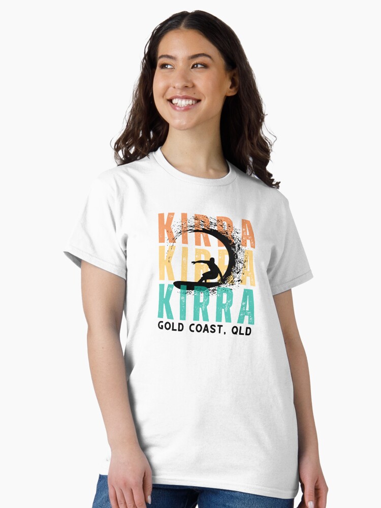 Thumbnail 2 of 7, Classic T-Shirt, Kirra, Gold Coast QLD designed and sold by radestilo.