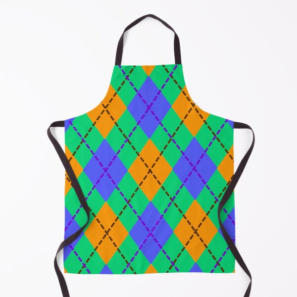 Item preview, Argyle Pattern - Blue, Green, Orange designed and sold by TotallyRetroArt.
